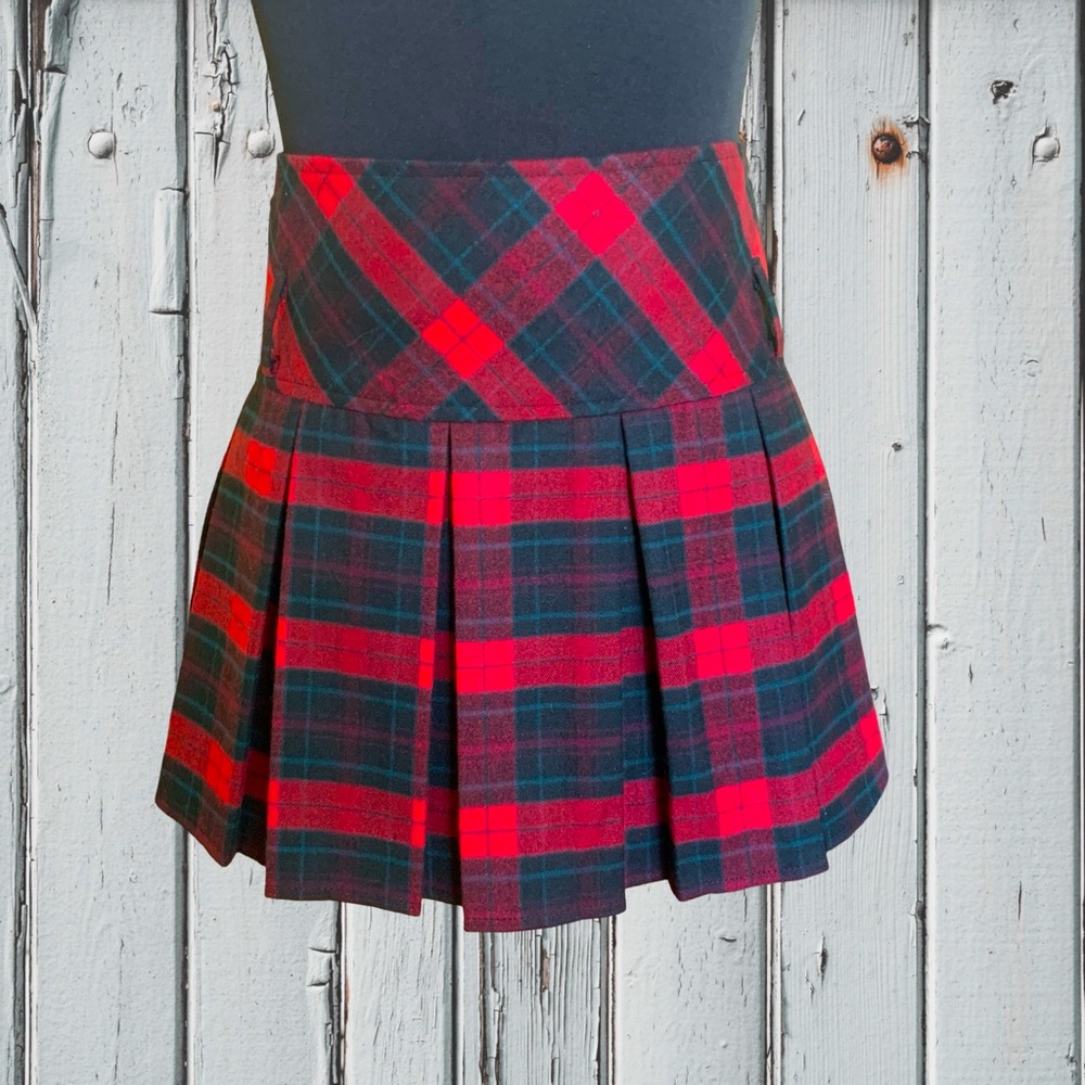 Pleated Mini Skirt